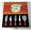 Image 1 : NEW IN BOX SET OF 5 CHEESE SERVERS