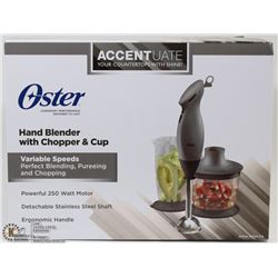 OSTER HAND BLENDER WITH CHOPPER (TESTED)