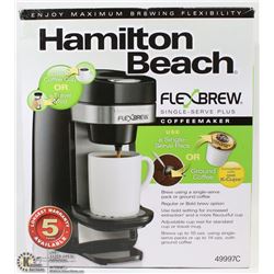 HAMILTON BEACH FLEX BREW COFFEE MAKER (TESTED)