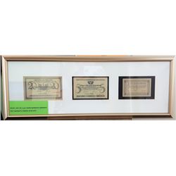 FRAMED & MATTED POLISH BANK NOTES