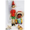 Image 1 : SET OF 2 WOODEN STRING PUPPETS
