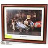Image 1 : FRAMED PRINT THE BEGINNING TAKE CARE MOLSON RACING