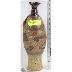 VINTAGE HANDMADE WOOD DECANTER SET