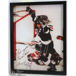 OILERS GRETZKY & HOWE FRAMED PICTURE