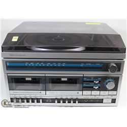 VINTAGE SEARS AM/FM STEREO SYSTEM CASSETTE PLAYER &