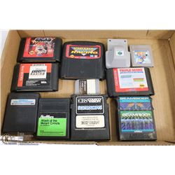 LOT OF SEGA AND COLECO VISION GAMES