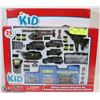 Image 1 : KIDZONE MILITARY VEHICLE AND KITCHEN SET
