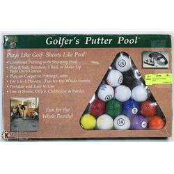NEW CLUB CHAMP GOLFER'S PUTTER POOL