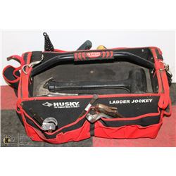 HUSKY LADDER JOCK TOOLCASE WITH TOOLS
