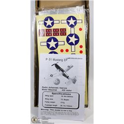 P-51 MUSTANG EP RC AIRPLANE NEW IN BOX