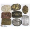 Image 1 : FLAT W 8 OILFIELD BELT BUCKLES