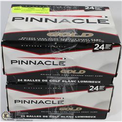 2 PACKS OF PINNACLE GOLF BALLS (48 BALLS TOTAL)