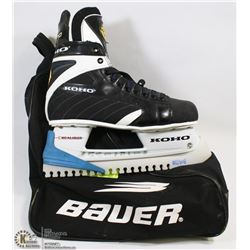 A PAIR OF COHO EXCALIBUR 11D SKATES