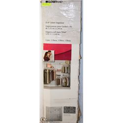 NEW 5'-8' CLOSET ORGANIZER