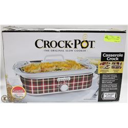 3.5 QT CROCK-POT SLOW COOKER (CASSEROLE)