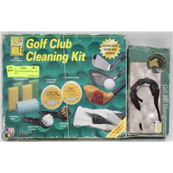 NEW GOLF CLUB CLEANING KIT AND GOLF BALL