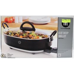 HOMETRENDS 6QT DEEP SKILLET