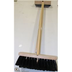 LOT OF 3 INDUSTRIAL PUSH BROOMS