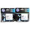 Image 1 : LOT OF 2 HP #57 TRICOLOR PRINTER CARTRIDGES