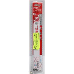 MILWAUKEE SAWZALL 5PK METAL BLADES 14TPI METAL