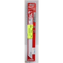 MILWAUKEE 9"SAWZALL 5PK METAL BLADES 18TPI