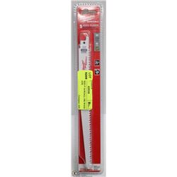 MILWAUKEE 9" SAWZALL 5PK WOOD BLADES 6TPI