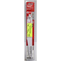 MILWAUKEE 9"SAWZALL 5PK MULTI-MATERIAL BLADES 8TPI