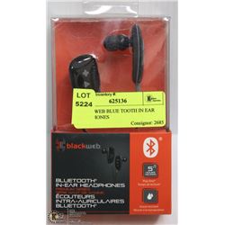 BLACK WEB BLUE TOOTH IN EAR HEADPHONES