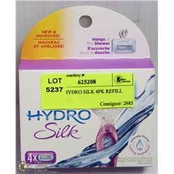 SCHICK HYDRO SILK 4PK REFILL BLADES