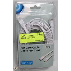 FLAT CAT6 50FT CABLE
