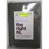 Image 1 : THE RIGHT FIT KING SIZE SHEET SET GREY