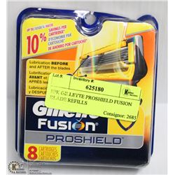 8PK GILLETTE PROSHIELD FUSION BLADE REFILLS