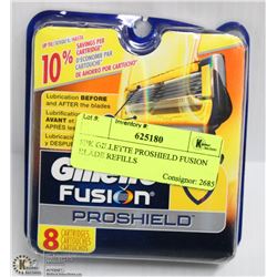 8PK GILLETTE PROSHIELD FUSION BLADE REFILLS