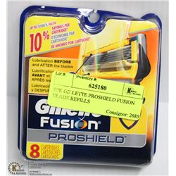 8PK GILLETTE PROSHIELD FUSION BLADE REFILLS