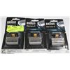 Image 1 : LOT OF 3 BRAUN SERIES 5 REFILL CARTRIDGES 51S