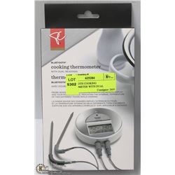 BLUETOOTH COOKING THERMOMETER WITH DUAL READINGS