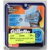 Image 1 : GILLETTE FUSION PROGLIDE CHILL 4PK BLADE REFILLS