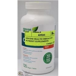 GENUINE HEALTH OMEGA3 JOY NUTRIENT SUPPLEMENTS