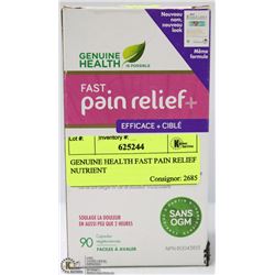 GENUINE HEALTH FAST PAIN RELIEF NUTRIENT