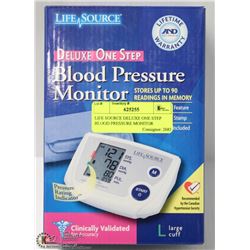 LIFE SOURCE DELUXE ONE STEP BLOOD PRESSURE MONITOR