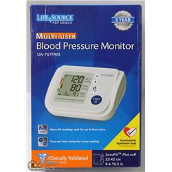 LIFE SOURCE MULTI-USER BLOOD PRESSURE MONITOR