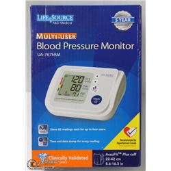 LIFE SOURCE MULTI-USER BLOOD PRESSURE MONITOR