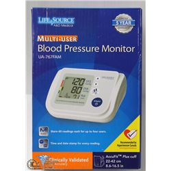 LIFE SOURCE MULTI-USER BLOOD PRESSURE MONITOR