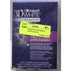 CREST 3DWHITE STAIN SHIELD WHITE STRIPS DENTAL