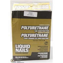 CASE OF LIQUID NAILS POLYURETHANE ADHESIVE