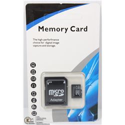 NEW 32GB MICRO SD CARD WITH ADAPTOR