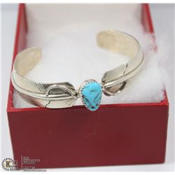 .925 SILVER BRACELET W/TURQUOIS
