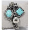 Image 1 : DECORATIVE BRACELET W/TURQUOIS