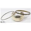 Image 1 : BOX W/THREE .925 SILVER BRACELETS