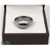 Image 1 : ART CARVED TUNGSTEN CARBIDE STEEL RING -